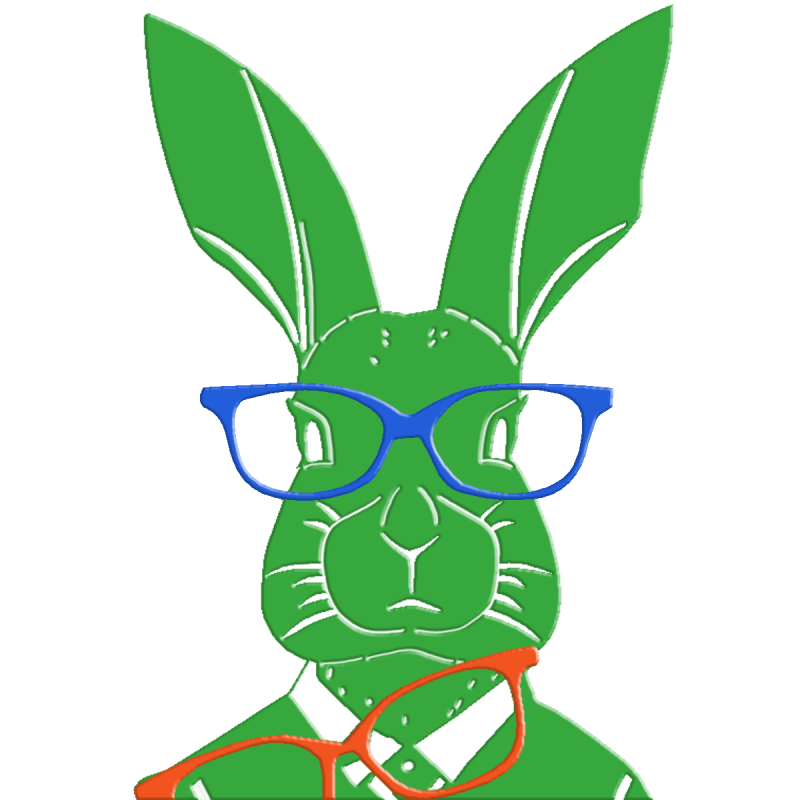 Tableau Lapin (Lunette amovible)