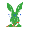 Tableau Lapin (Lunette amovible)