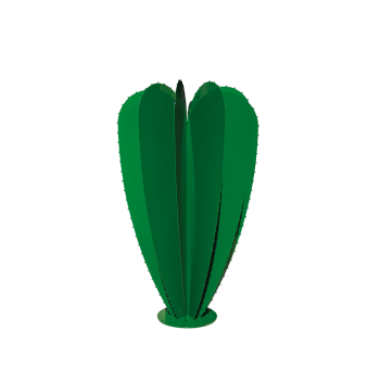 Cactus ballon 12 feuilles (alu)