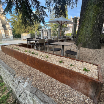 Bac à arbre modulable (corten)